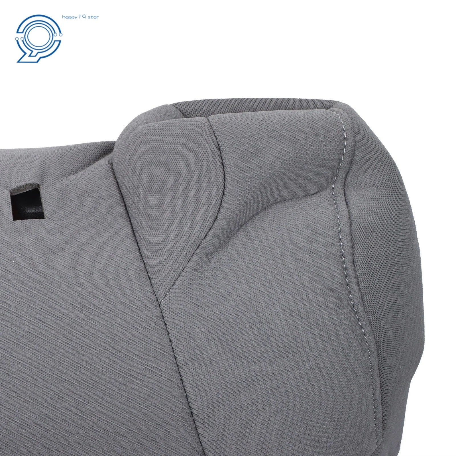 Front Passenger Top Seat Cover for Toyota Tundra (2014–2021) Cloth Gray/Black