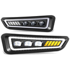 Sequential Tri-Projector LED Halo Fog Lights for F-150 Raptor (2017–2020)