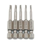 5X Hex Shank 50mm Magnetic Steel Screwdriver Bits Tool