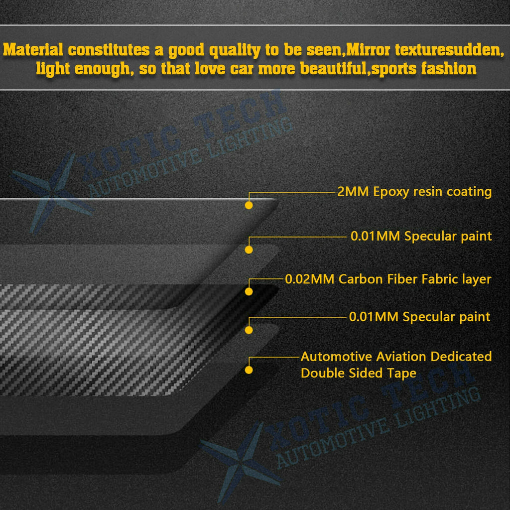 Carbon Fiber Gear Shift Box Panel & Side Cover Trims for Lexus IS250 (2014-2015)