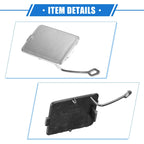 Front Bumper Tow Hook Eye Cap for Mercedes-Benz R350 (2006-2010) Silver Tone