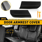 Rear Pilot Armrest Cover for Honda Fit (2009–2015) Black Leather