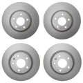 Hella Brake Rotors Kit Front 320mm Rear 300mm for Audi A4 A4 Quattro A5 Q5 (2008–2020)