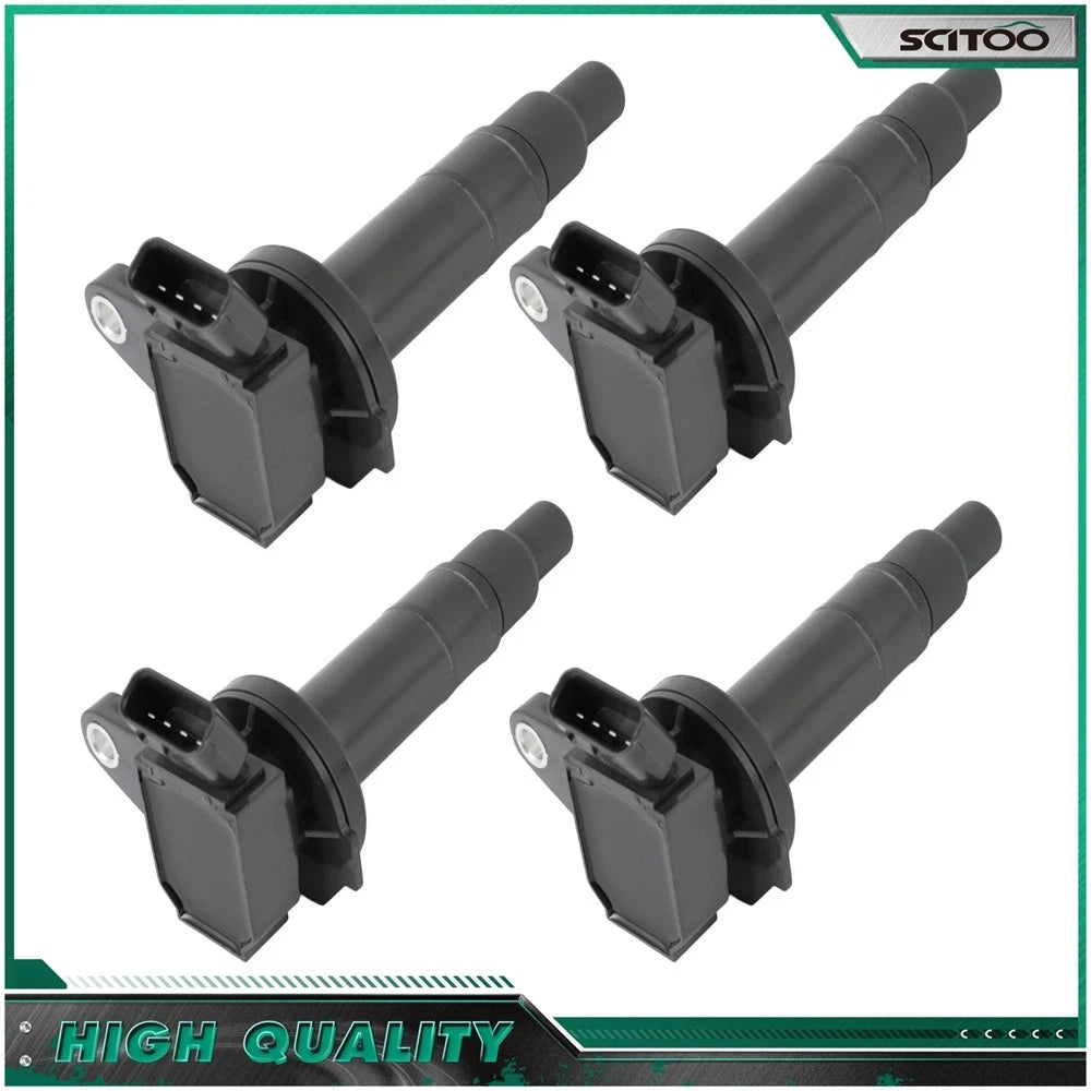 Set of 4 Ignition Coils for Toyota Avanza 1.5L (2007–2015) 19070B1020 19070BZ031