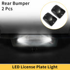2X License Plate Light Tag Lamp for Toyota Tacoma (1995–2004) Clear Lens