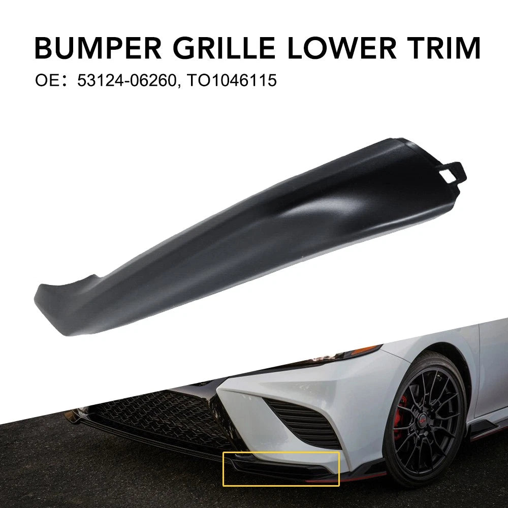 Driver Side Front Bumper Lower Grille Trim for Toyota Camry (2021–2023)