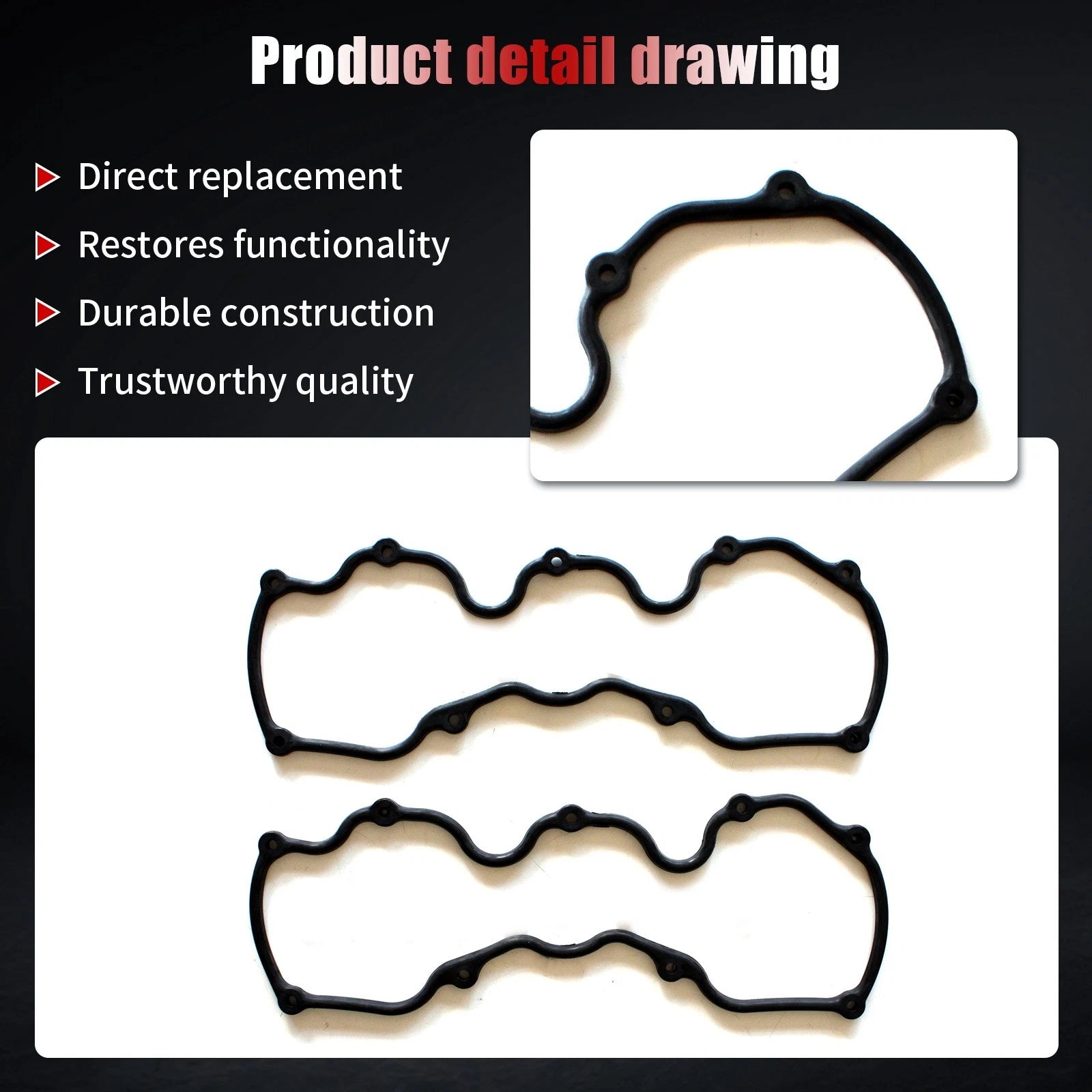 Valve Cover Gasket for Nissan Frontier Xterra Pathfinder Maxima (1985–2004)