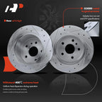 Rear Side Drilled Brake Rotors for Toyota Avalon (2000-2003)