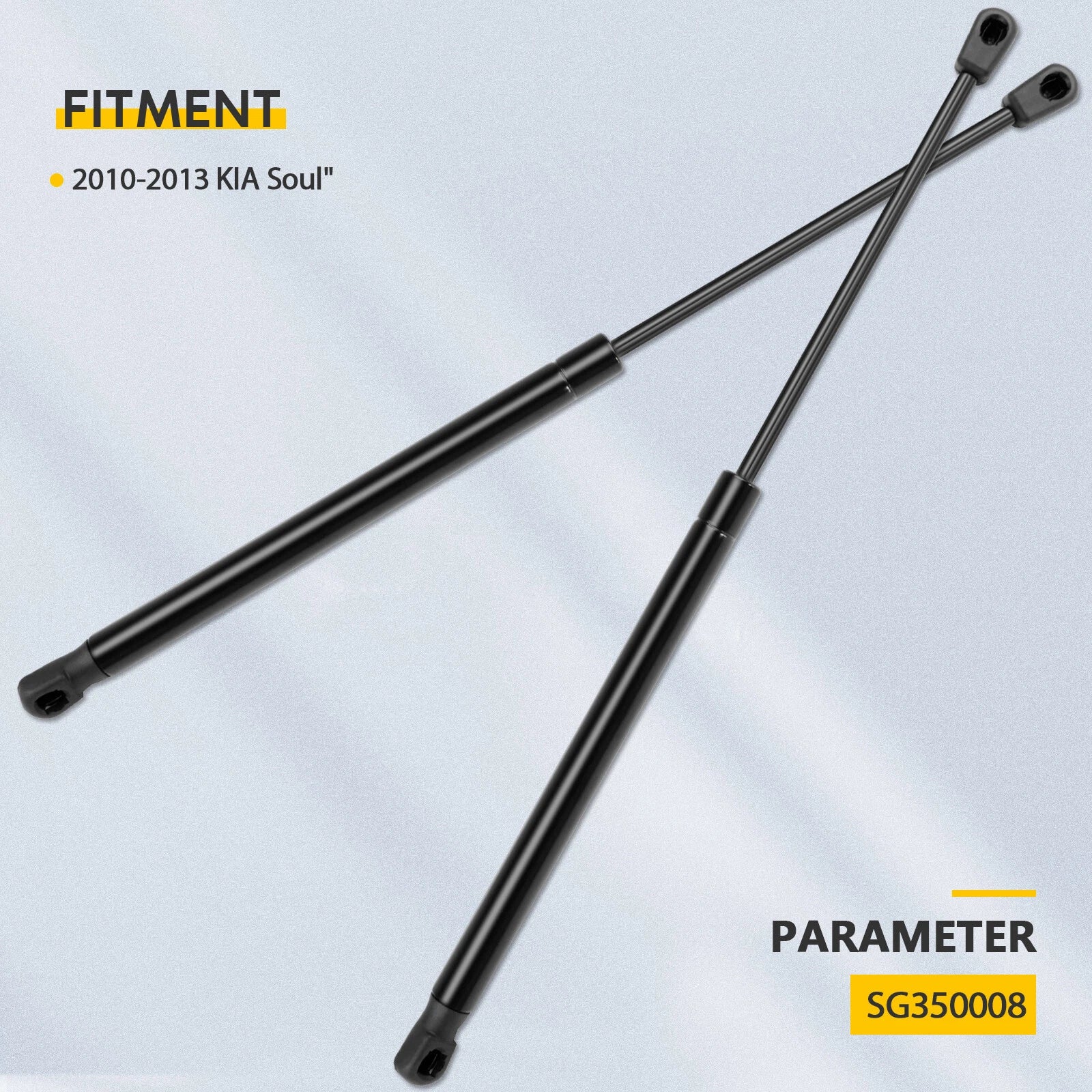 2X Rear Hatch Lift Supports for KIA Soul (2010–2013)