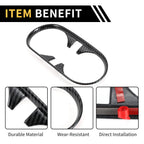 Front Central Cup Holder Cover for Chevy Colorado (2023–2024) Carbon Fiber