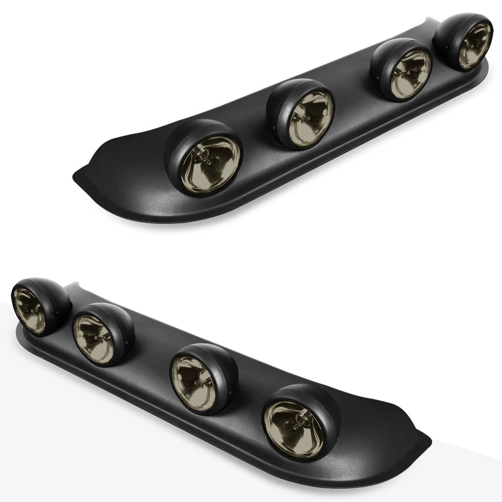 Set of 2 Off-Road Roof Mounted Fog Lights with Switch & Harness for Universal 4X4
