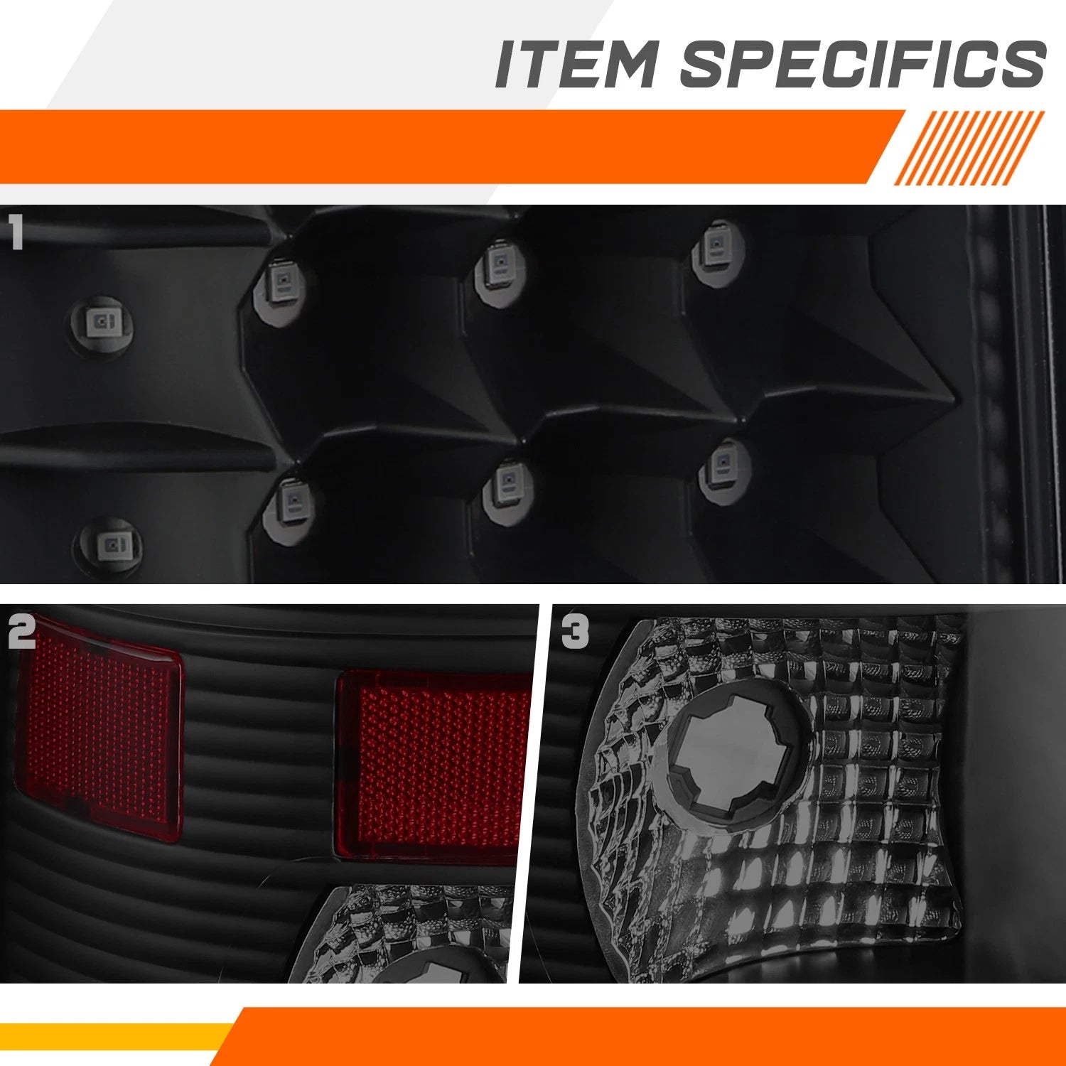 Full LED Tail Light for Ford Super Duty (2008–2016) - Tinted