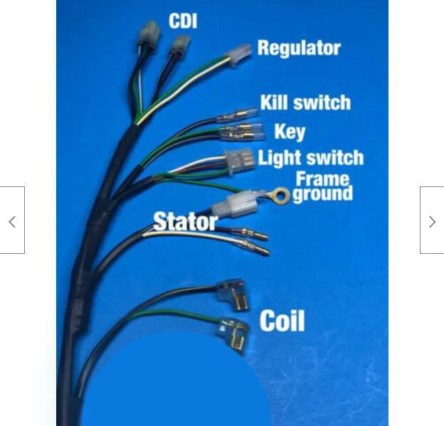 Wiring Harness for Honda ATV TRX250R (1987-1988)