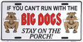 Big Dog License Plate Tag for GMC Truck