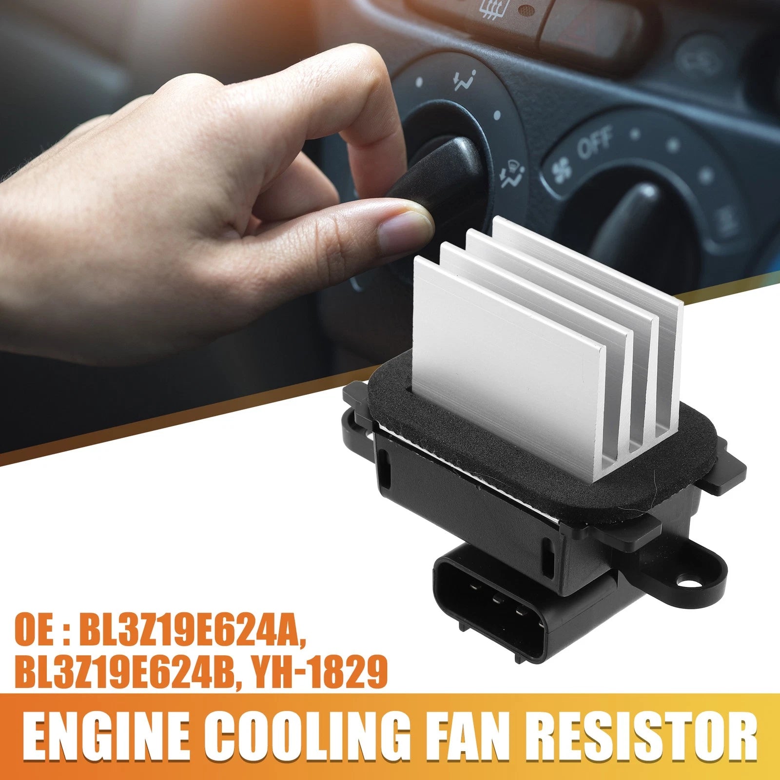 HVAC Blower Motor Resistor No.BL3Z19E624A for Ford F-150 Expedition (2009–2014)