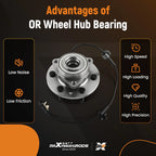 Front Wheel Bearing Hub for Chevrolet Suburban 4WD (2015-2020)