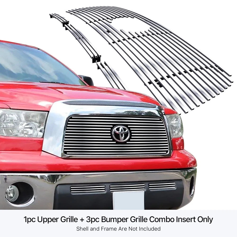Stainless Chrome Billet Grille Combo for Toyota Tundra (2007-2009)