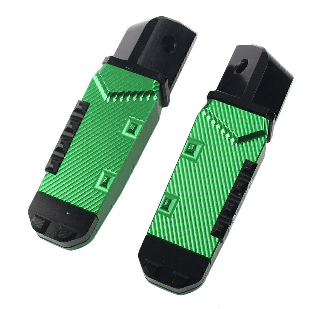 CNC Aluminum Foot Pegs for Kawasaki ZX10R ZX6R ZX9R Z650 Z750 Z800 (2004–2023)