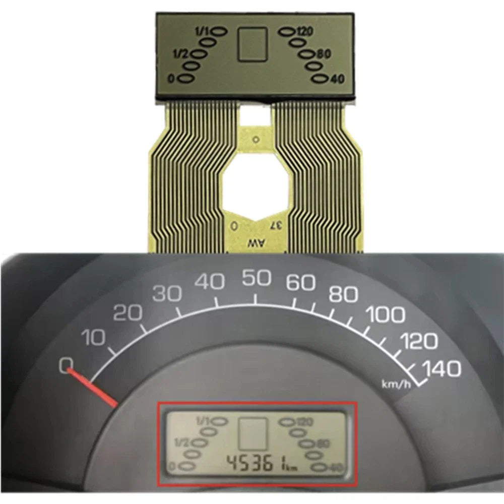 LCD Display for Smart Fortwo 450 Dashboard (1998-2007)