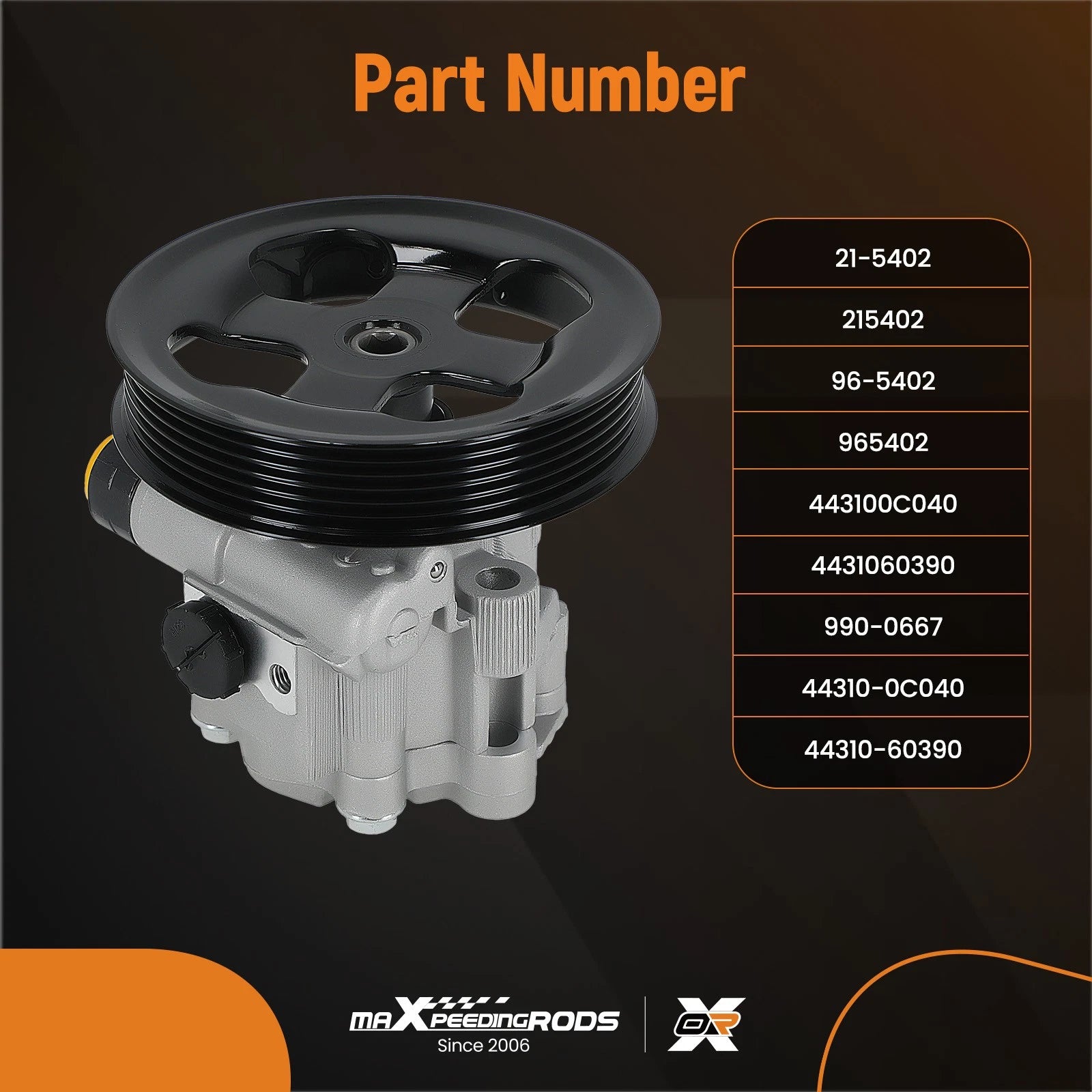 Power Steering Pump for Toyota Tundra Lexus LX470 Land Cruiser (2003–2007)