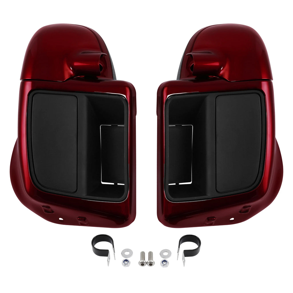 Lower Vented Fairings for Harley Street Road Glide (2014–2025) Velocity Red Sunglo