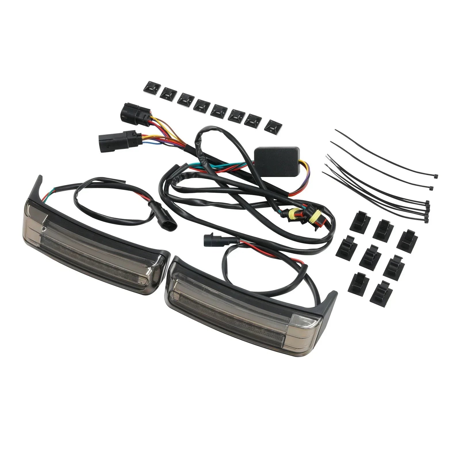 LED Saddlebags Brake Signals Lights for Harley Touring Glide (2014-2024)