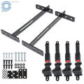 Set of 4 Retractable Golf Cart Seat Belts & Bracket Kit for E-Z-G-O Yamaha Club Car