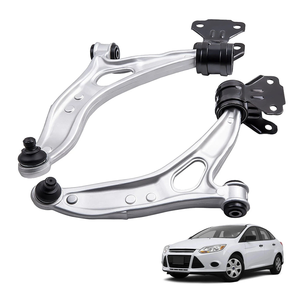 2x Front Suspension Control Arm Kit and Ball Joints for Ford Focus (2013–2018)