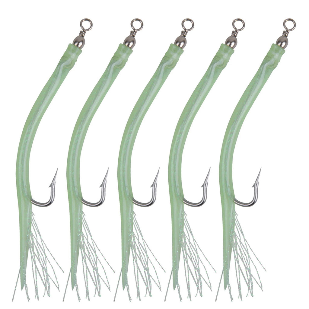 Fishing Hook Set of 2 for Eel Tube Cod Fish (14cm/16.5cm)
