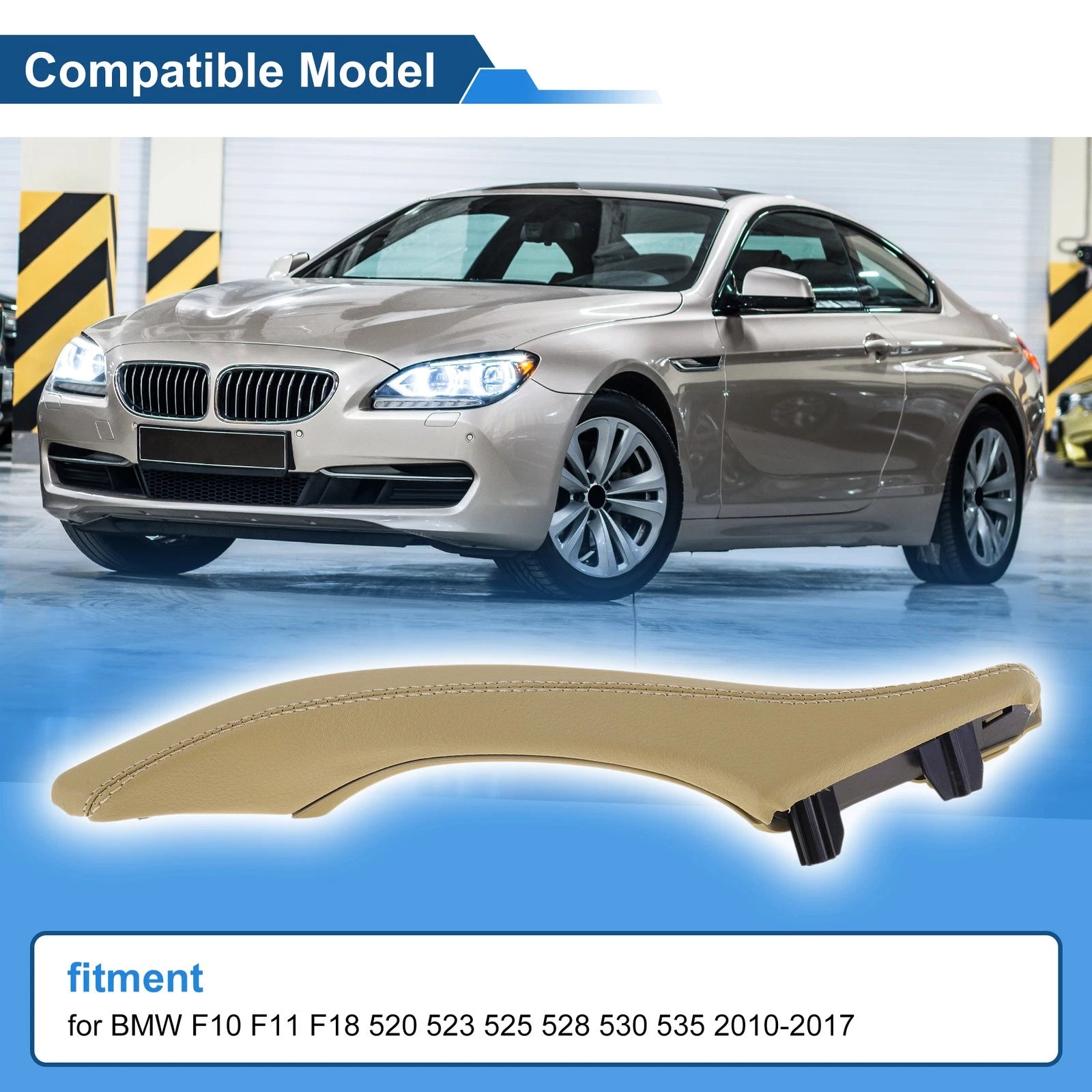 Inner Door Panel Handle for BMW F10 F11 F18 (2010–2017) No. 51417225850 Beige