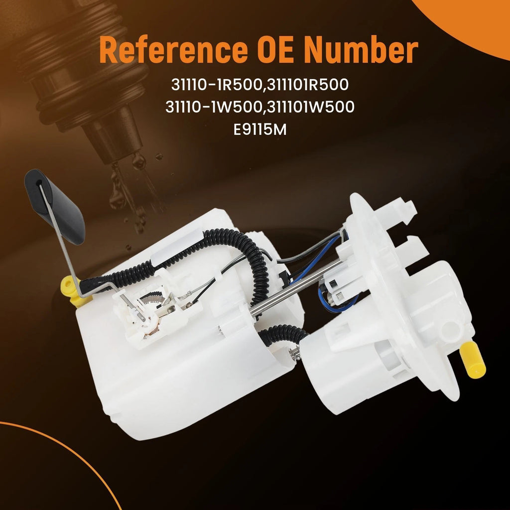 Electric Fuel Pump Assembly w/ Sensor for Kia Rio, Hyundai Accent (2012–2015)