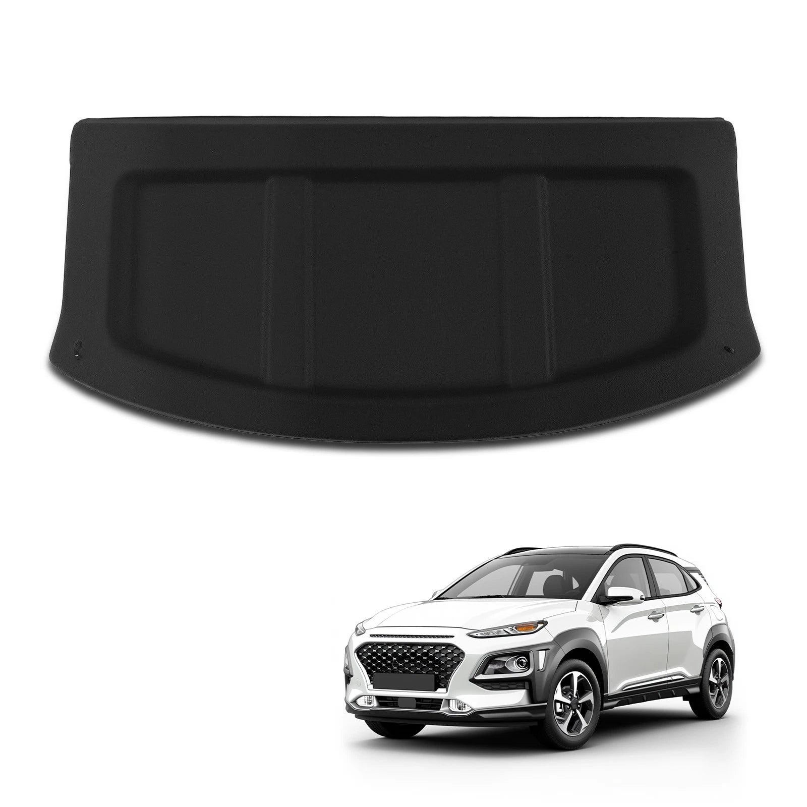 Security Shielding Shade Boot Load Cover for Hyundai Kona (2017–2023)