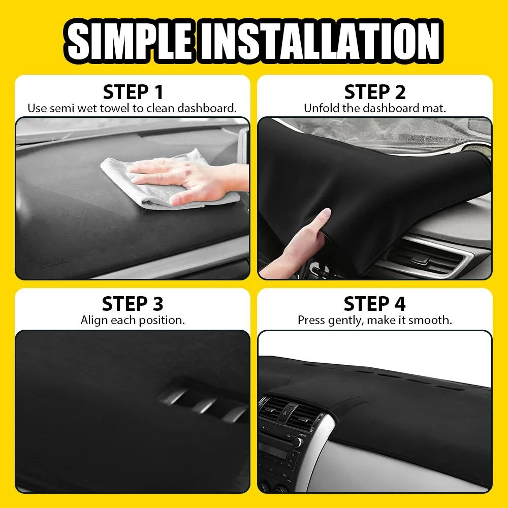 Dashboard Cover for Toyota Corolla (2009–2013) EPY Anti-Glare Dash Mat Pad