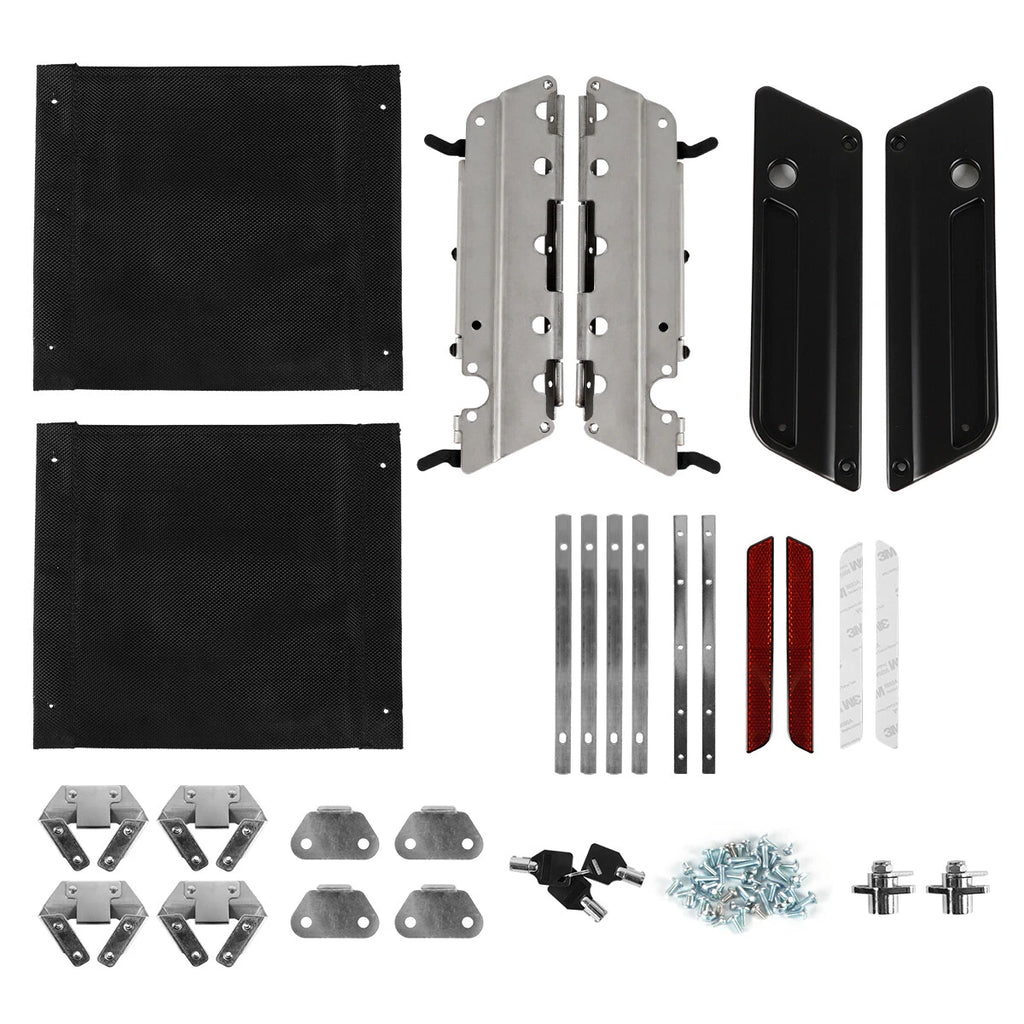 Saddlebag Hardware Latch Hinge Lock Kit for Harley Touring (2014–2023)