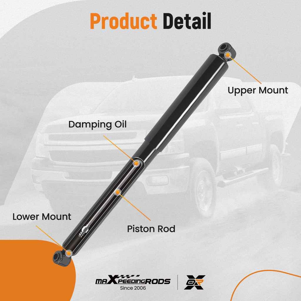 2X Rear Shock Absorber Assembly for Dodge Ram 3500 (1994-2002)