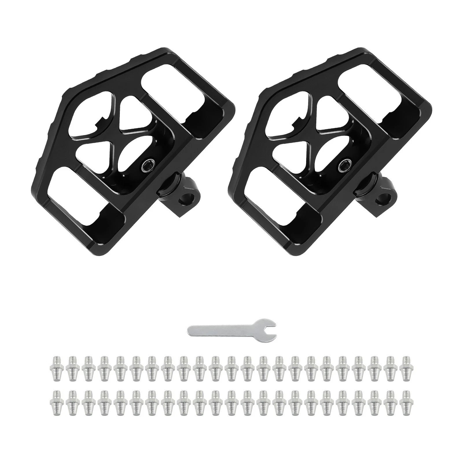 MX Style Wide Fat Foot Pegs for H-D Harley Touring Sportster Softail (2000–2023)