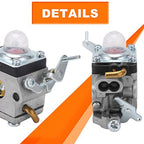 Carburetor Set for Hedge Machines HS 122HD45 (Compatible)
