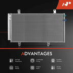 A/C Condenser w/ Receiver Drier & Bracket for Toyota Camry Avalon Lexus (2015–2018)