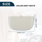 Set of 1 Makeup Mirror Cover Sun Visor Cap Clip for Ford Edge (2015–2023)