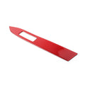 Carbon Fiber Red Dashboard Panel Cover Trim for Ford Mustang (2015–2019) RHD