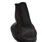Manual Shift Boot Cover for Dodge Neon (2000–2005) Red Stitch PVC Carbon