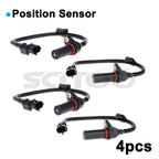 Set of 4 Crankshaft Position Sensors for Kia Forte Koup (2014)