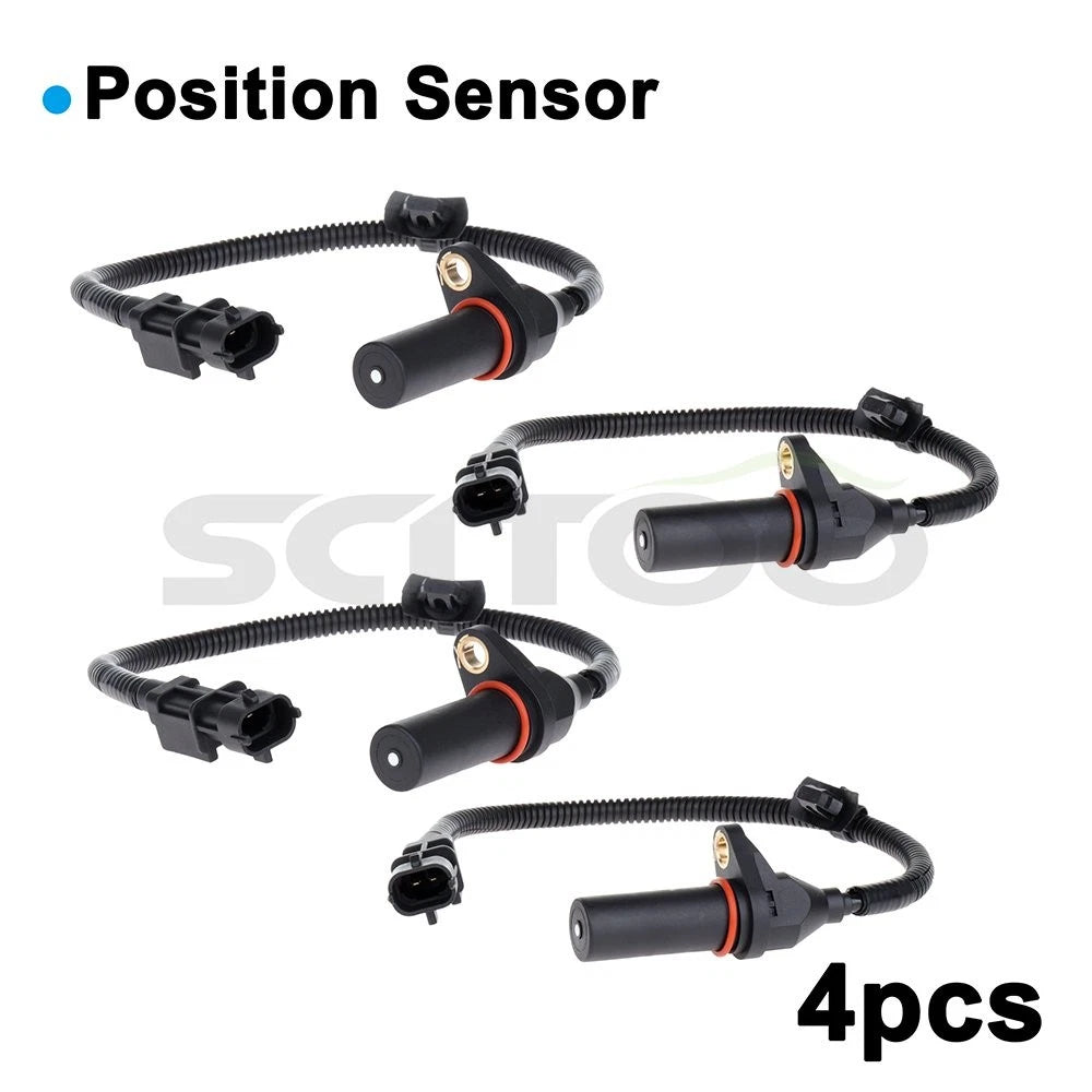 Set of 4 Crankshaft Position Sensors for Kia Forte Koup (2014)