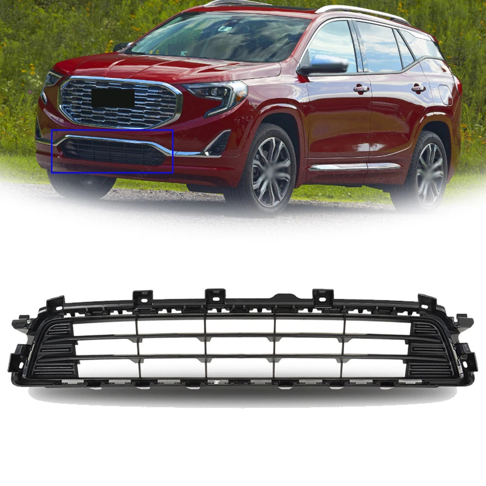 Front Lower Grille for GMC Terrain SLE/SLT (2022–2024) Black Plastic