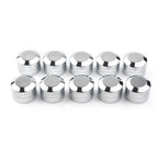 CNC Inner 9mm Motor Bolt Topper Caps Cover for Harley (Chrome)