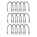 15 Pack 21" Natural Rubber Bungee Strap for Truck & Trailer (N/A)