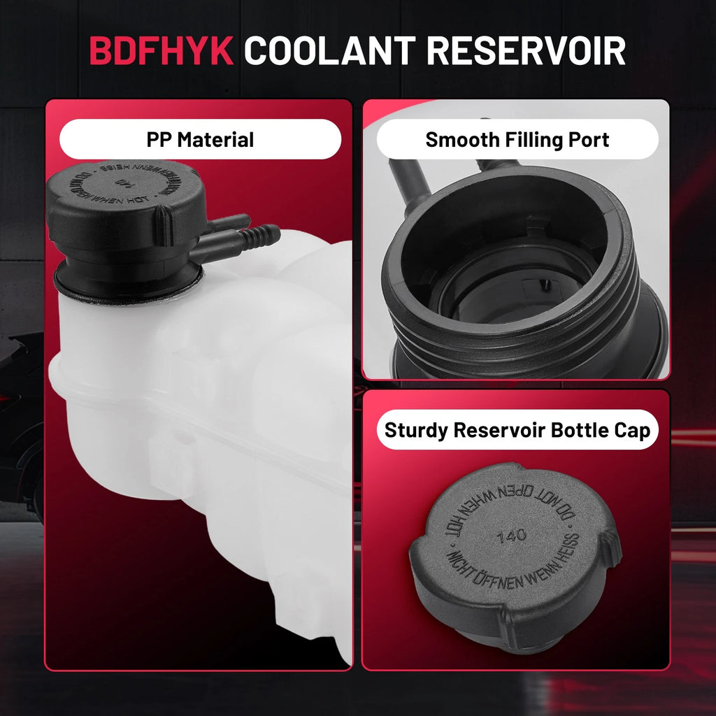 Radiator Coolant Overflow Tank for BMW 325, 325i, 325ix (1983–1994)