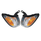 Set of 2 Corner Lights for Toyota Tacoma (2001–2004) with Chrome Trim