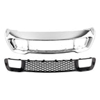 2pcs Front Lower Grille & Bumper Grill Chrome for Jeep Grand Cherokee (2014–2016)
