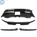 Front Upper Grille for Honda Pilot (2019–2021) Glossy Black with Trim